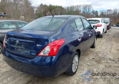 2012 Nissan Versa 1.6 Sv из США, поврежденный, VIN 3N1CN7AP3CL801907